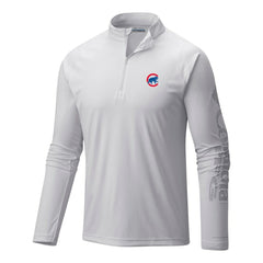 Chicago Cubs Columbia Terminal Tackle Omni-Wick Raglan Quarter-Zip Pullover - White - Columbia Sale