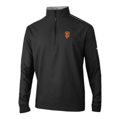 San Francisco Giants Columbia Omni-Wick Bogey's Paradise Quarter-Zip Pullover - Black - Columbia Discount