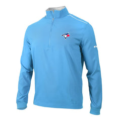 Toronto Blue Jays Columbia Omni-Wick Bogey's Paradise Quarter-Zip Pullover - Light Blue - Columbia Sale
