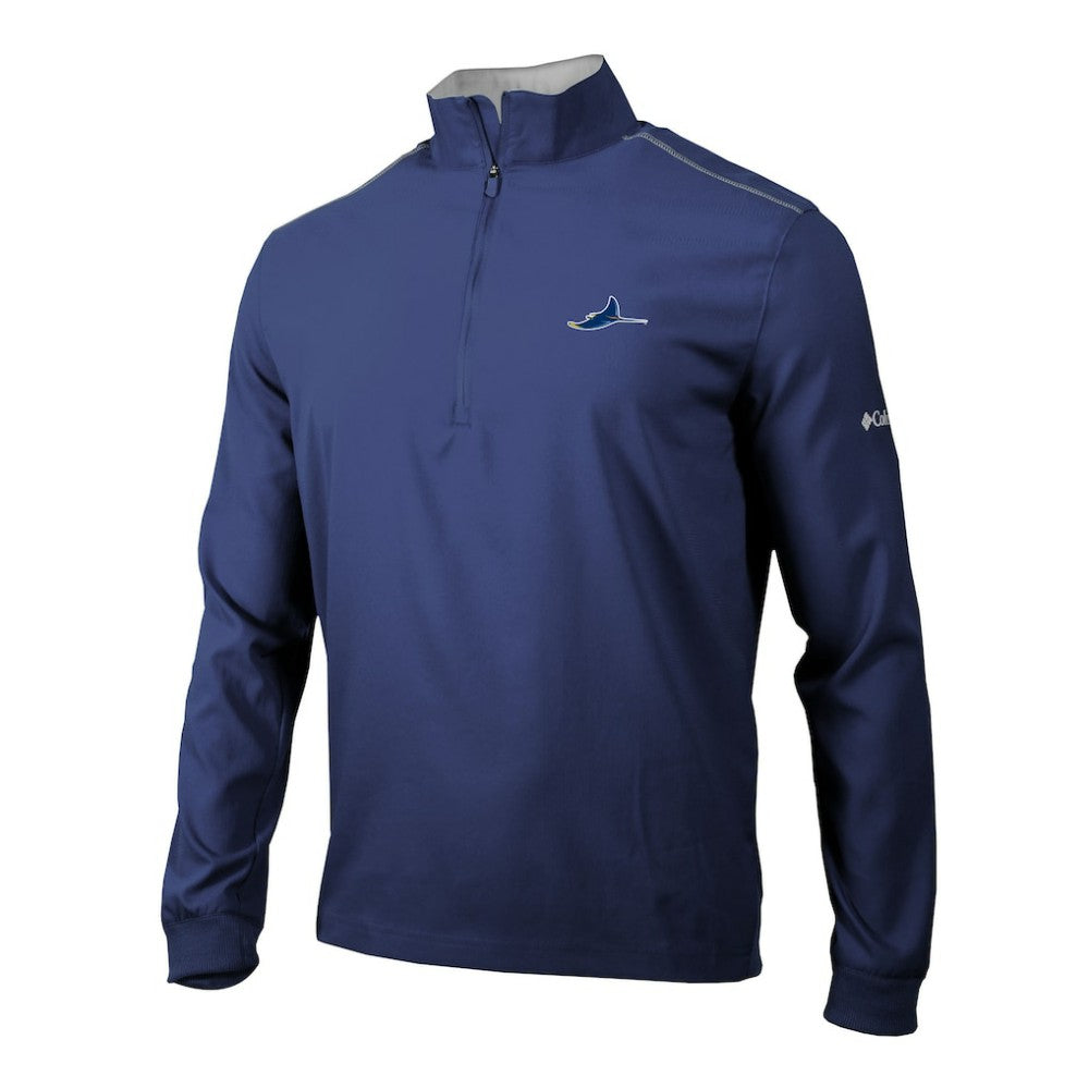 Tampa Bay Rays Columbia Omni-Wick Bogey's Paradise Quarter-Zip Pullover - Navy - Columbia on Sale