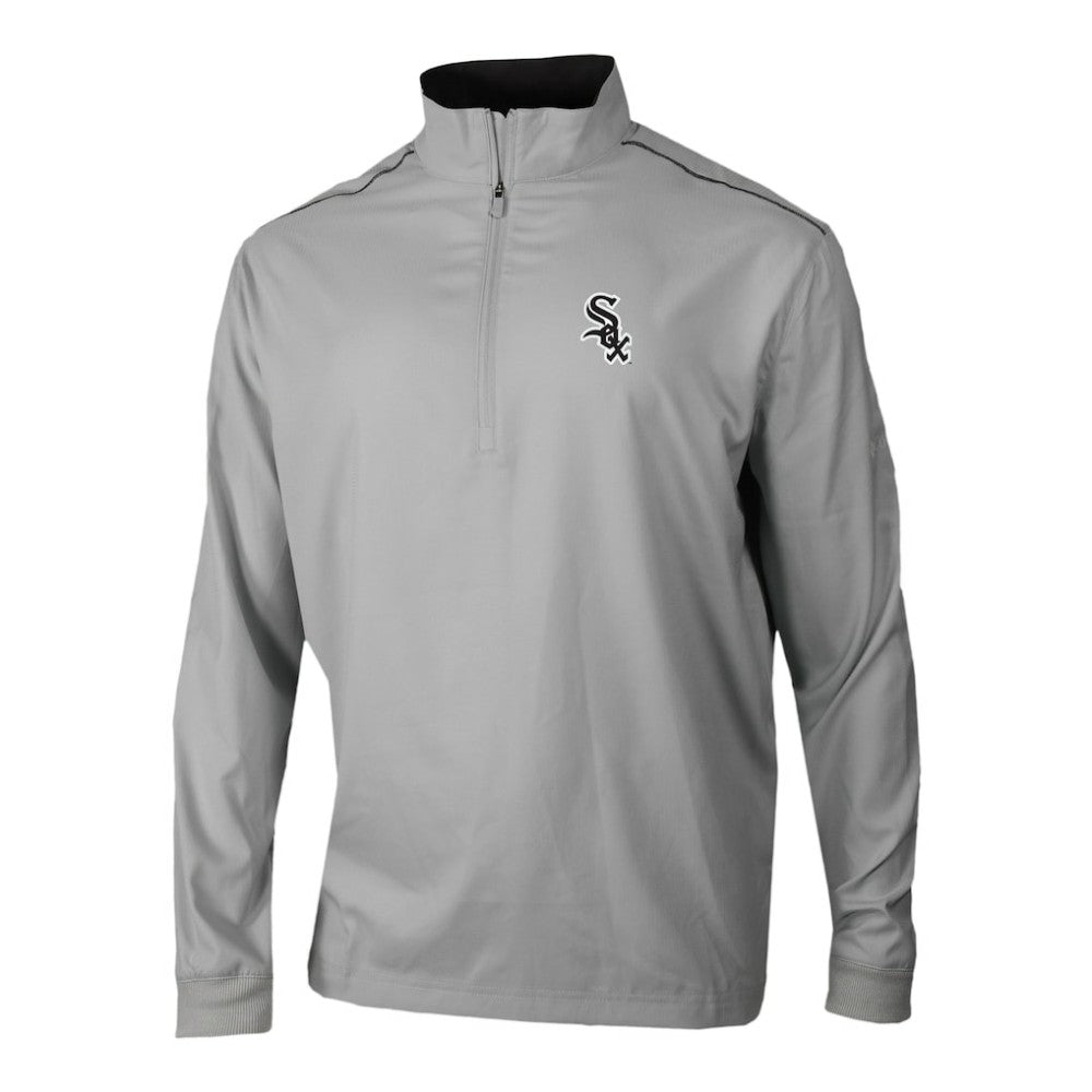 Chicago White Sox Columbia Omni-Wick Bogey's Paradise Quarter-Zip Pullover - Gray - Columbia on Sale