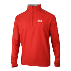 Boston Red Sox Columbia Omni-Wick Bogey's Paradise Quarter-Zip Pullover - Red - Columbia Sale