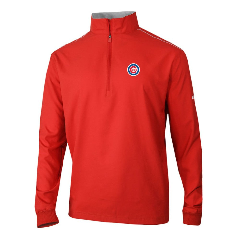 Chicago Cubs Columbia Omni-Wick Bogey's Paradise Quarter-Zip Pullover - Red - Columbia Online