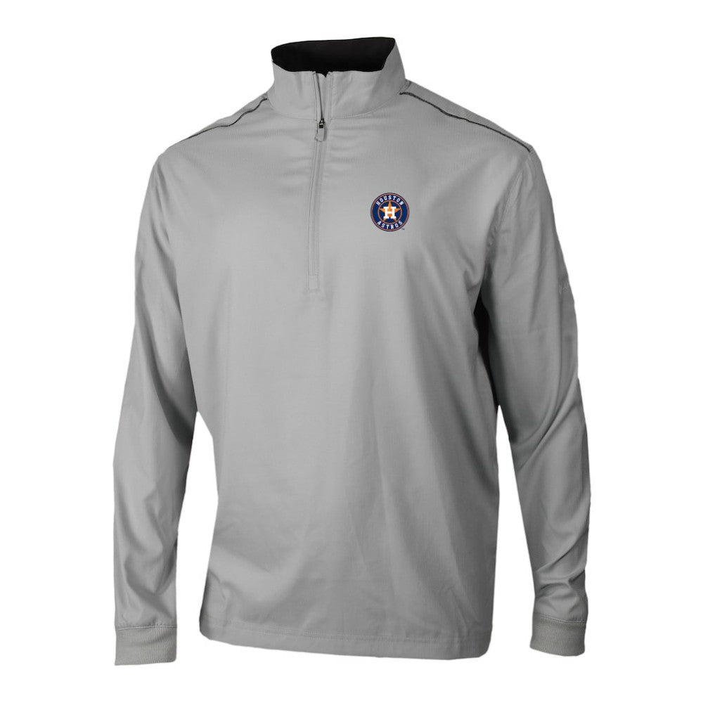 Houston Astros Columbia Omni-Wick Bogey's Paradise Quarter-Zip Pullover - Gray - Columbia Online