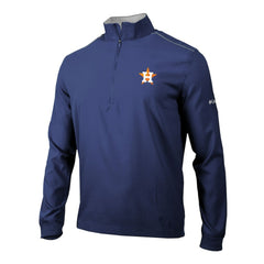 Houston Astros Columbia Omni-Wick Bogey's Paradise Quarter-Zip Pullover - Navy - Columbia Sale