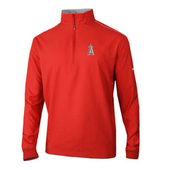 Los Angeles Angels Columbia Omni-Wick Bogey's Paradise Quarter-Zip Pullover - Red - Columbia Online
