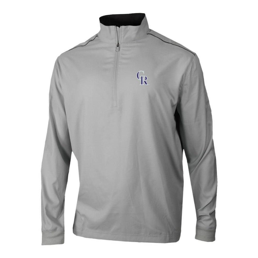 Colorado Rockies Columbia Omni-Wick Bogey's Paradise Quarter-Zip Pullover - Gray - Columbia on Sale