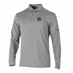 Milwaukee Brewers Columbia Omni-Wick Pin High Long Sleeve Polo - Gray - Columbia Sale