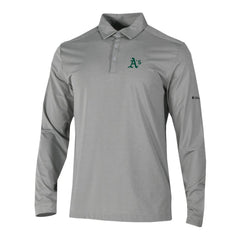 Athletics Columbia Omni-Wick Pin High Long Sleeve Polo - Gray - Columbia Online