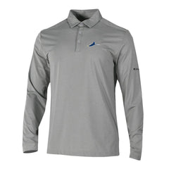 Tampa Bay Rays Columbia Omni-Wick Pin High Long Sleeve Polo - Gray - Columbia Discount