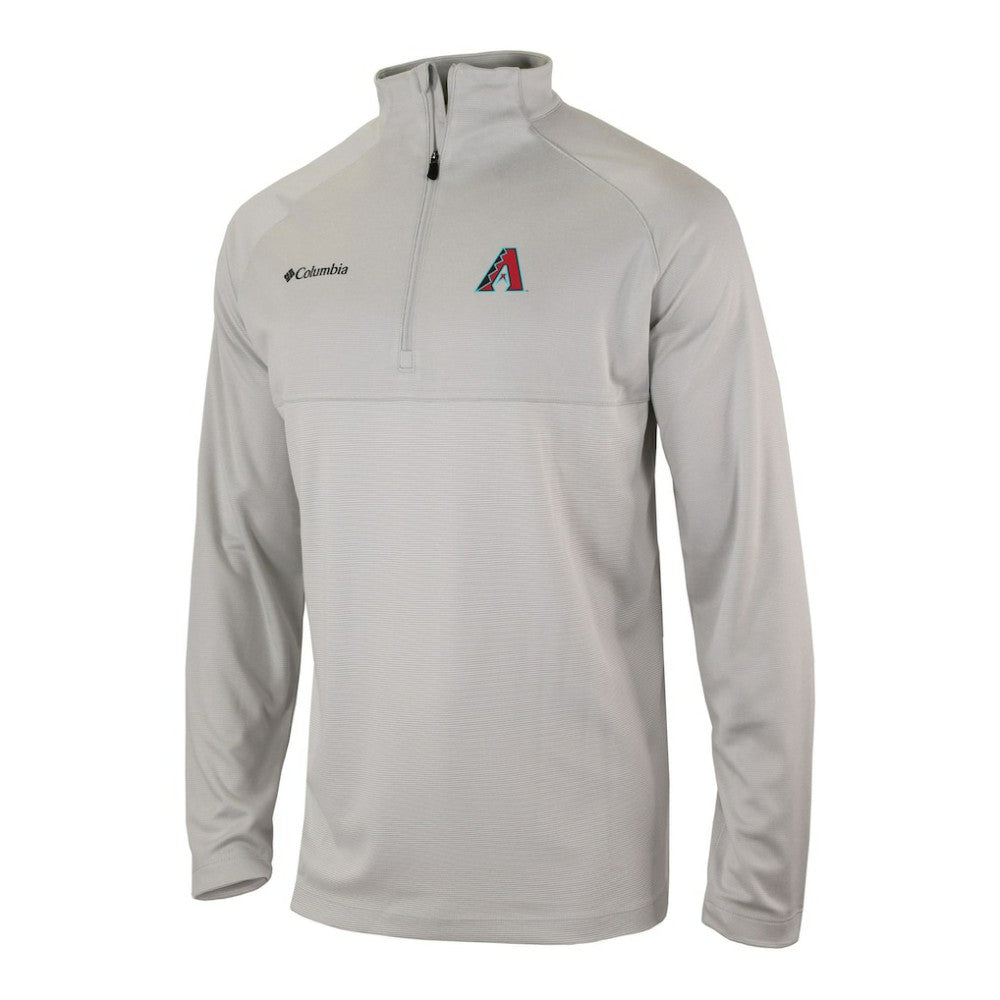 Arizona Diamondbacks Columbia Omni-Wick Raglan Rockin' It Quarter-Zip Pullover - Gray - Columbia on Sale