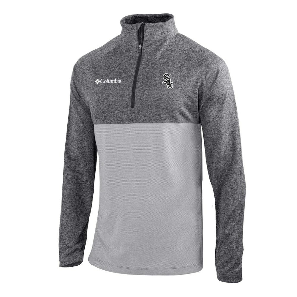 Chicago White Sox Columbia Omni-Wick Raglan Rockin' It Quarter-Zip Pullover - Gray - Columbia Discount