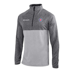 Chicago Cubs Columbia Omni-Wick Raglan Rockin' It Quarter-Zip Pullover - Gray - Columbia Discount