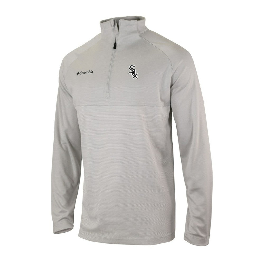 Chicago White Sox Columbia Omni-Wick Raglan Rockin' It Quarter-Zip Pullover - Gray - Columbia Sale
