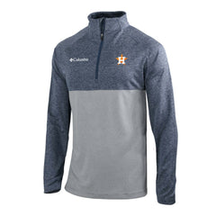 Houston Astros Columbia Omni-Wick Raglan Rockin' It Quarter-Zip Pullover - Navy - Columbia Discount