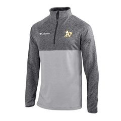 Athletics Columbia Omni-Wick Raglan Rockin' It Quarter-Zip Pullover - Gray - Columbia Sale