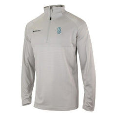 Seattle Mariners Columbia Omni-Wick Raglan Rockin' It Quarter-Zip Pullover - Gray - Columbia Online
