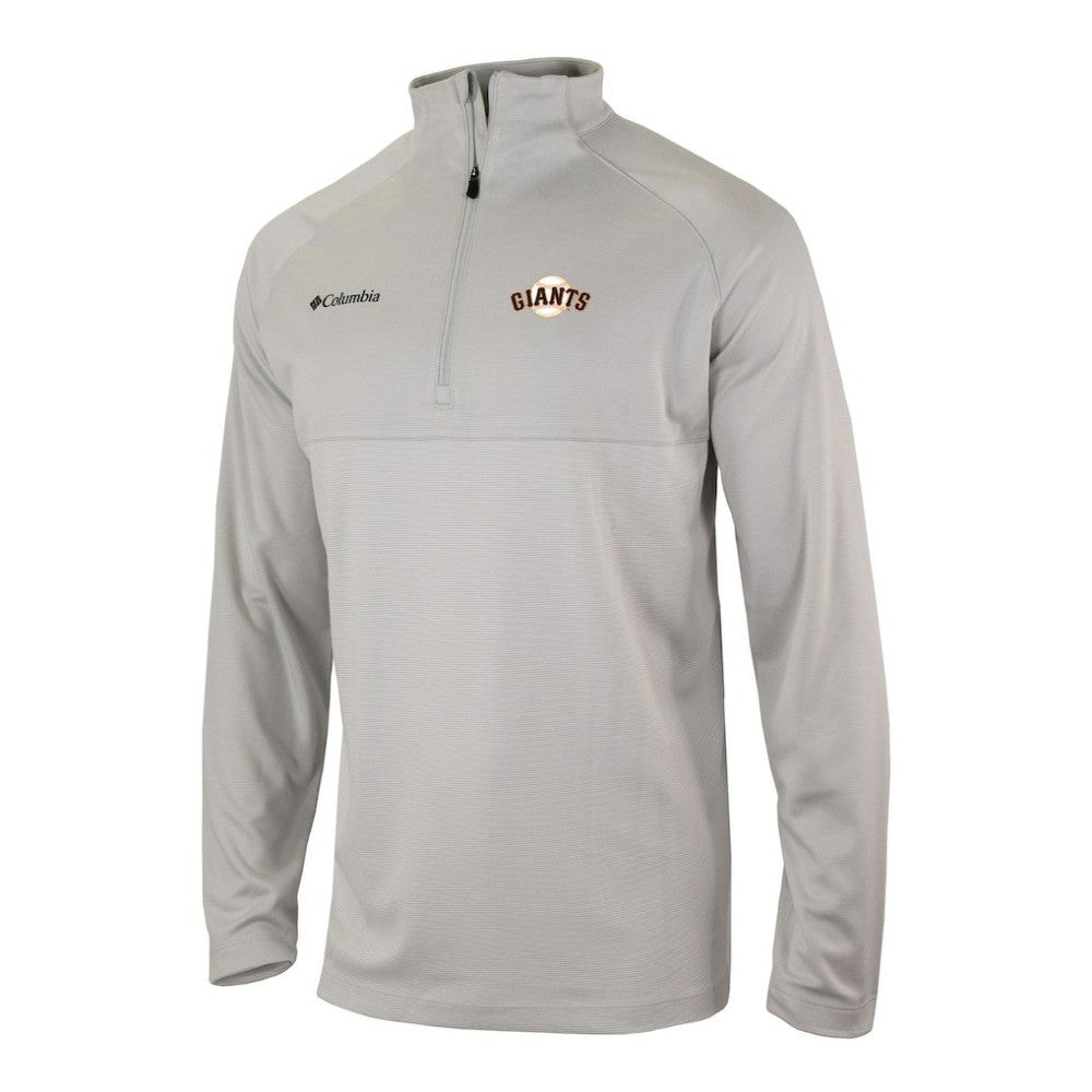 San Francisco Giants Columbia Omni-Wick Raglan Rockin' It Quarter-Zip Pullover - Gray - Columbia Discount