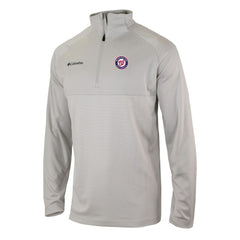 Washington Nationals Columbia Omni-Wick Raglan Rockin' It Quarter-Zip Pullover - Gray - Columbia on Sale