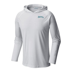 Seattle Mariners Columbia Terminal Tackle Omni-Shade Pullover Hoodie - White - Columbia on Sale