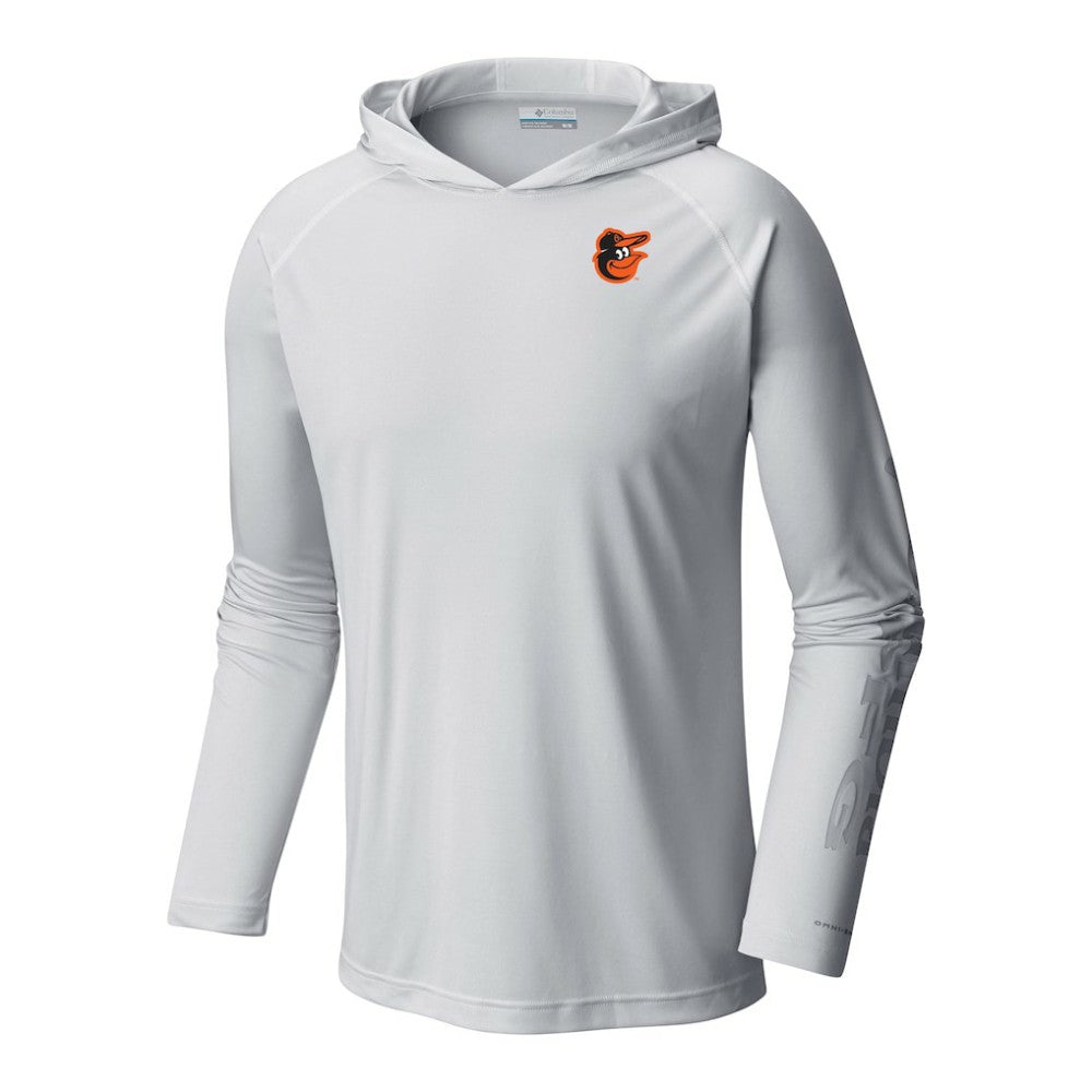 Baltimore Orioles Columbia Terminal Tackle Omni-Shade Pullover Hoodie - White - Columbia Sale