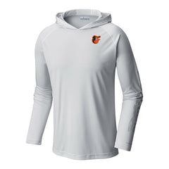 Baltimore Orioles Columbia Terminal Tackle Omni-Shade Pullover Hoodie - White - Columbia Sale