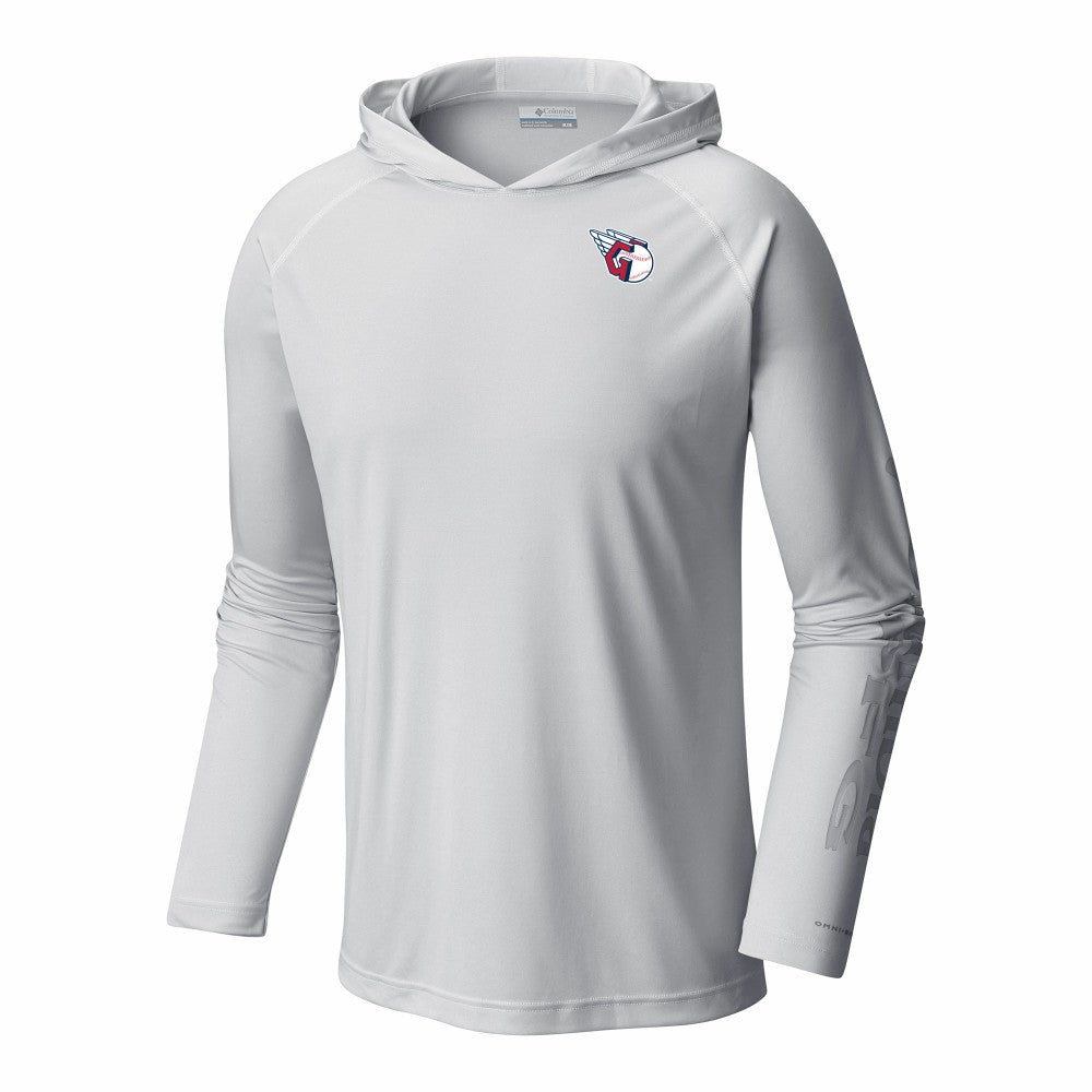 Cleveland Guardians Columbia Terminal Tackle Omni-Shade Pullover Hoodie - White - Columbia Sale