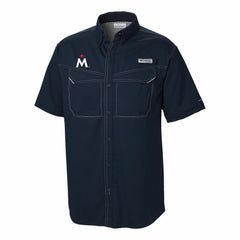 Minnesota Twins Columbia Omni-Wick Low Drag Offshore Button-Up Shirt - Navy - Columbia Discount