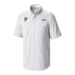 Pittsburgh Pirates Columbia Omni-Wick Low Drag Offshore Button-Up Shirt - White - Columbia Discount