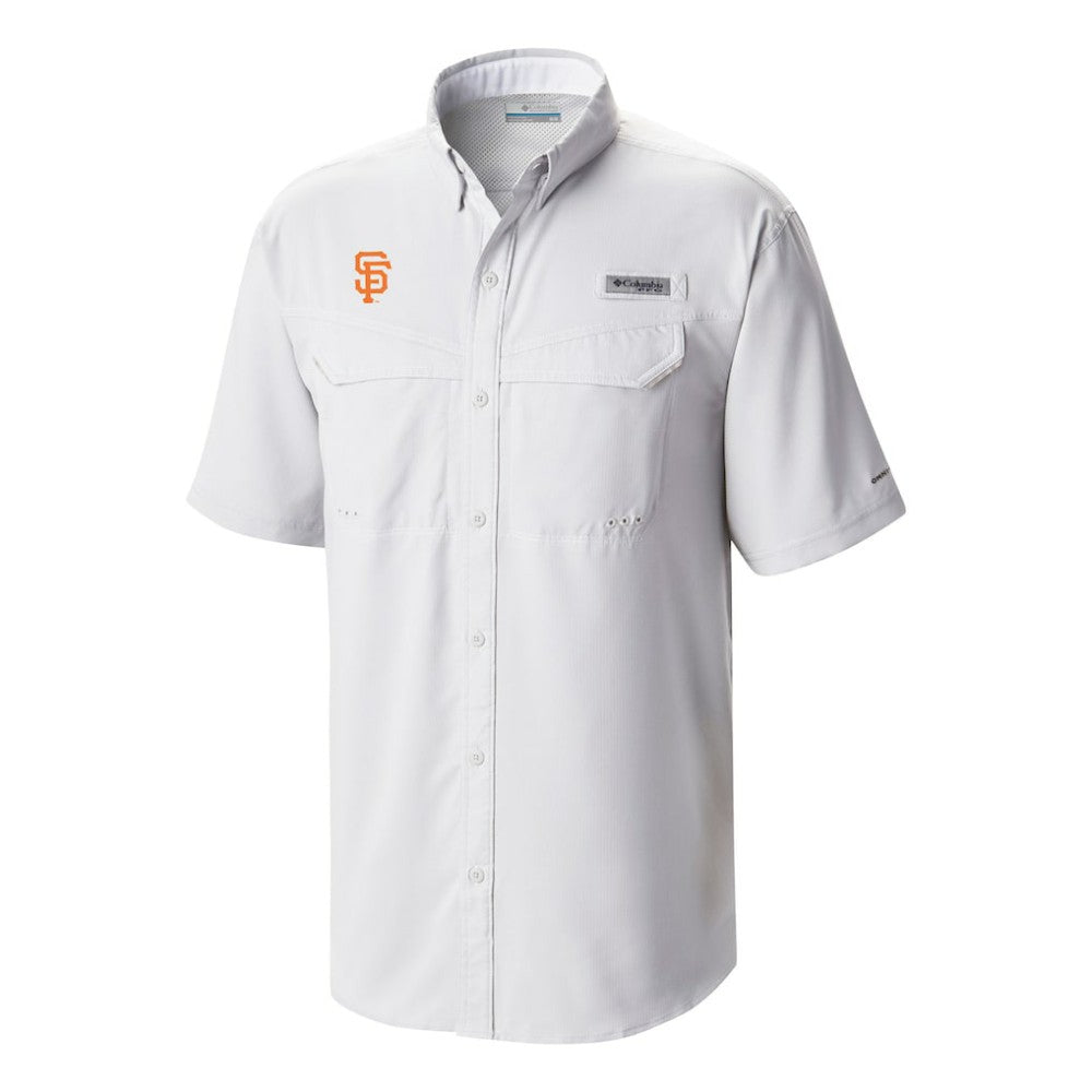 San Francisco Giants Columbia Omni-Wick Low Drag Offshore Button-Up Shirt - White - Columbia Online