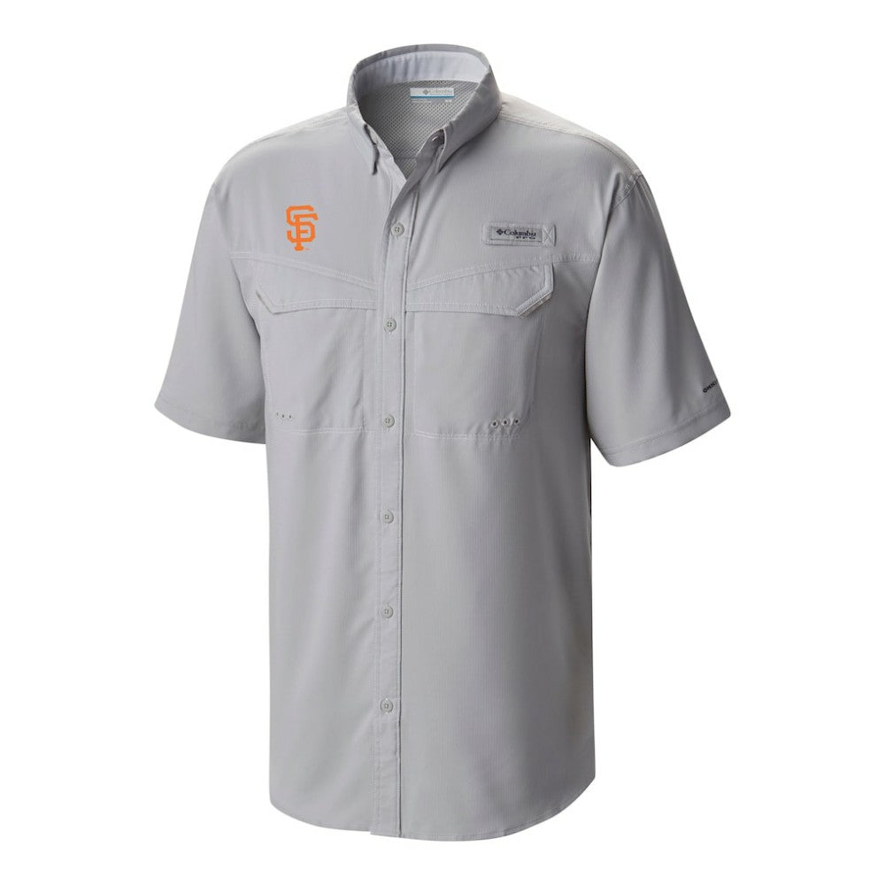 San Francisco Giants Columbia Omni-Wick Low Drag Offshore Button-Up Shirt - Gray - Columbia Discount