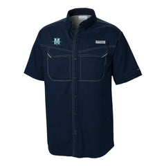 Seattle Mariners Columbia Omni-Wick Low Drag Offshore Button-Up Shirt - Navy - Columbia Discount