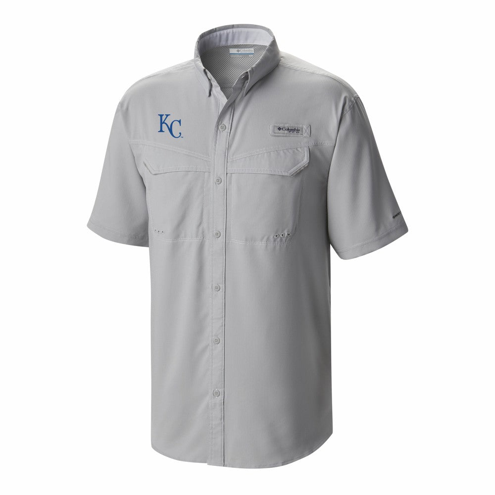 Kansas City Royals Columbia Omni-Wick Low Drag Offshore Button-Up Shirt - Gray - Columbia Sale