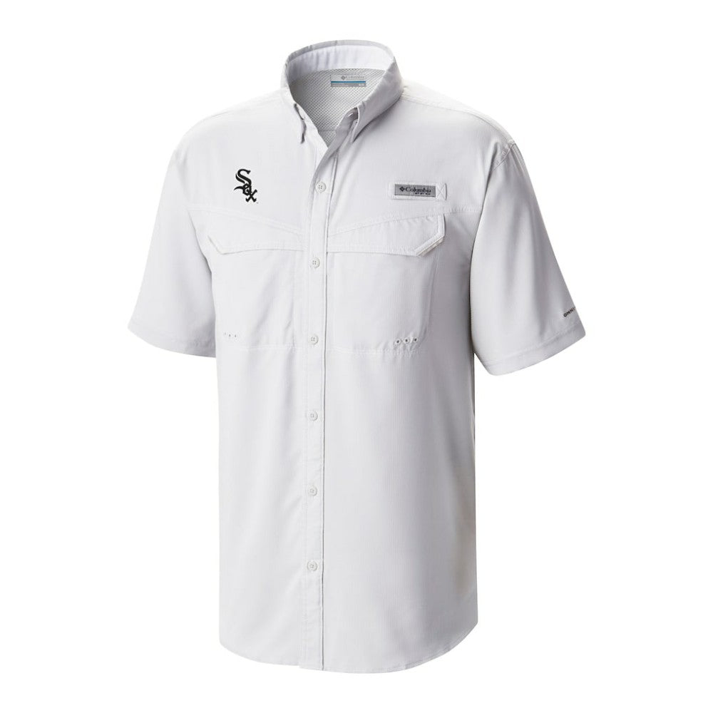 Chicago White Sox Columbia Omni-Wick Low Drag Offshore Button-Up Shirt - White - Columbia Discount