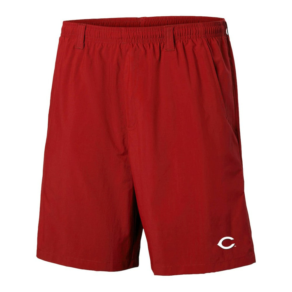 Cincinnati Reds Columbia PFG Backcast III Water Shorts - Red - Columbia on Sale