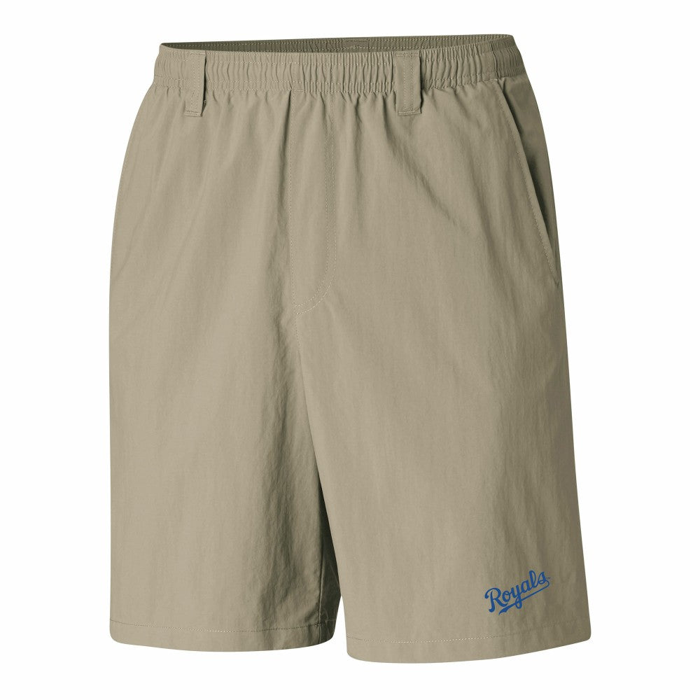 Kansas City Royals Columbia PFG Backcast III Water Shorts - Tan - Columbia Online