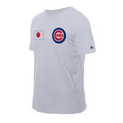 Chicago Cubs New Era Japanese Flag T-Shirt - White - New Era Sale
