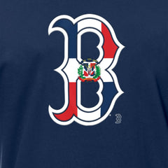 Boston Red Sox New Era Dominican Republic Flag Logo T-Shirt - Navy - New Era Lifestyle