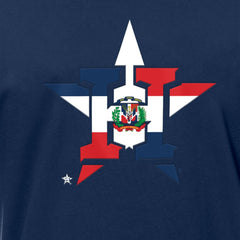 Houston Astros New Era Dominican Republic Flag Logo T-Shirt - Navy - New Era Discount