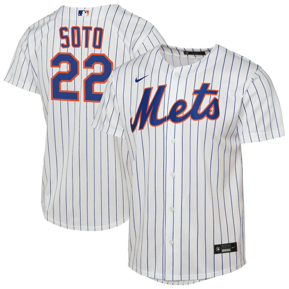 Juan Soto New York Mets Nike Youth Home Replica Jersey - White - Nike Online