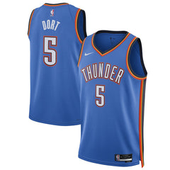 Luguentz Dort Oklahoma City Thunder Unisex Swingman Player Jersey Icon Edition Blue | Nike Lifestyle