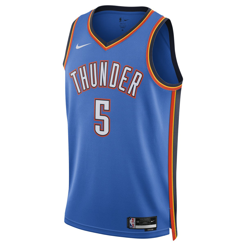 Luguentz Dort Oklahoma City Thunder Unisex Swingman Player Jersey Icon Edition Blue | Nike Lifestyle