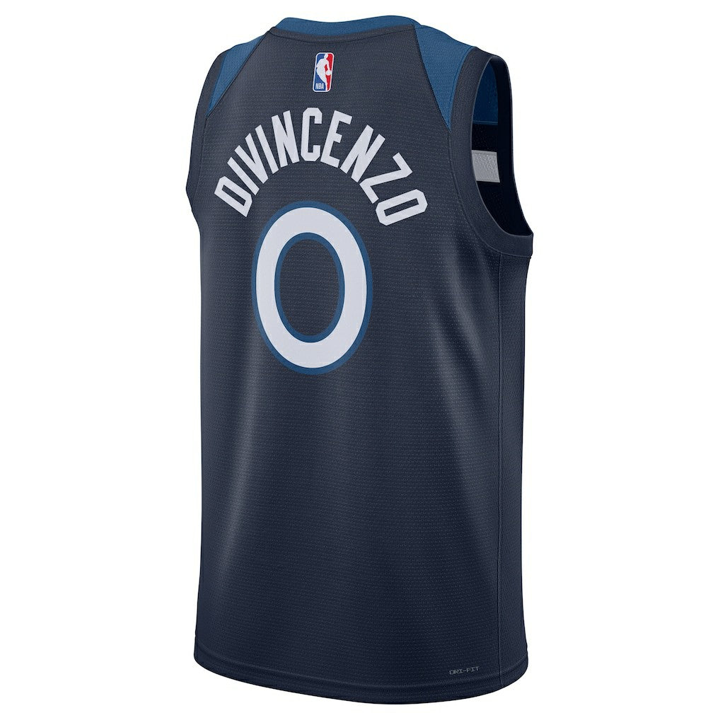 Donte DiVincenzo Minnesota Timberwolves Unisex Swingman Player Jersey Icon Edition Navy | Nike