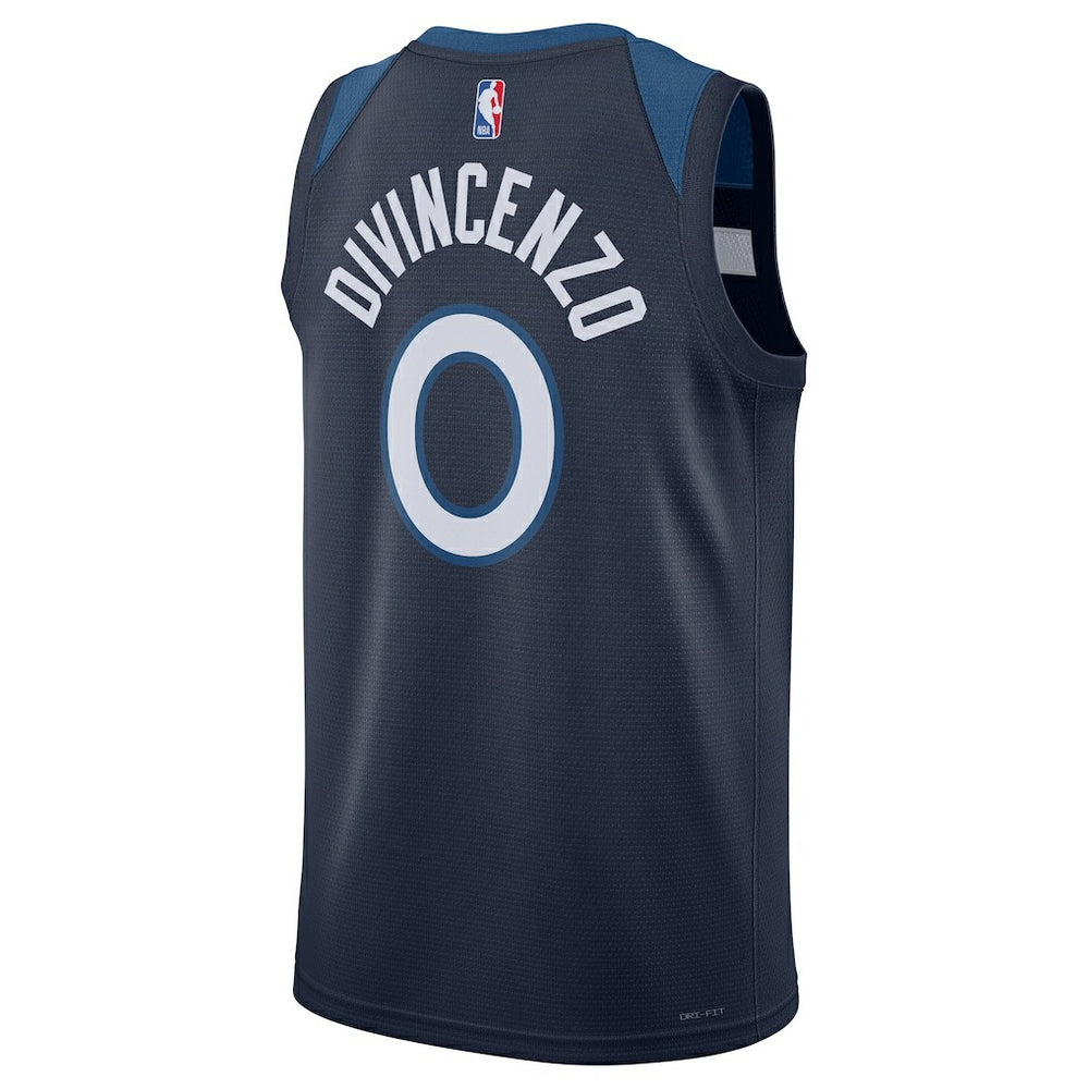 Donte DiVincenzo Minnesota Timberwolves Unisex Swingman Player Jersey Icon Edition Navy | Nike