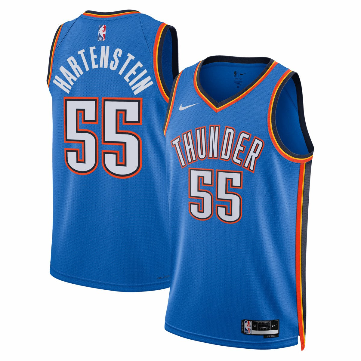 Isaiah Hartenstein Oklahoma City Thunder Unisex Swingman Player Jersey Icon Edition Blue | Nike outlet