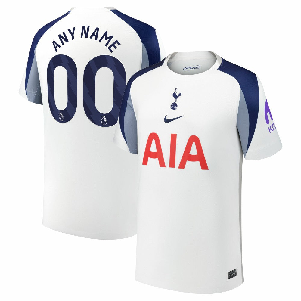 Tottenham Hotspur Youth 2025/26 Home Replica Custom Jersey White - Nike