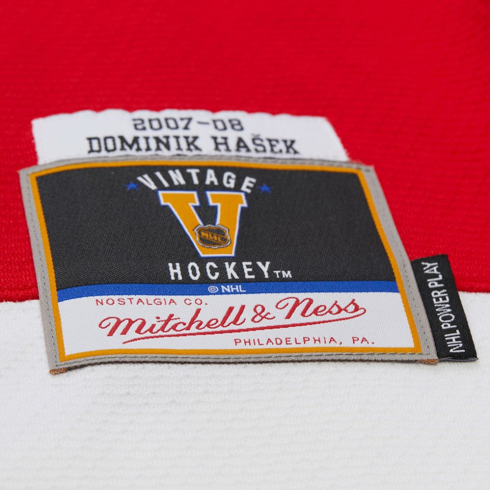 Dominik Hasek Detroit Red Wings Mitchell & Ness 2007-08 Power Play Jersey - Red - NHL 203116623