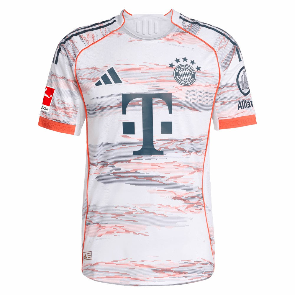 Harry Kane Bayern Munich 2025/26 Away Player Jersey White - Adidas