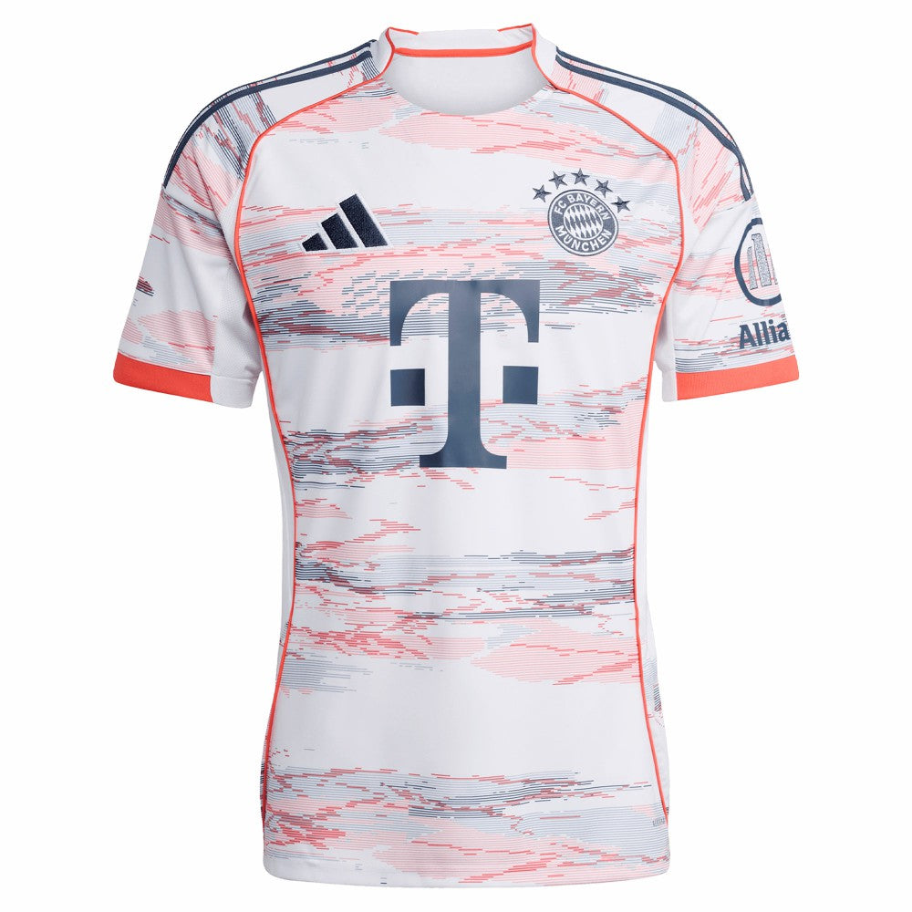 Harry Kane Bayern Munich 2025/26 Away Replica Player Jersey White - Adidas