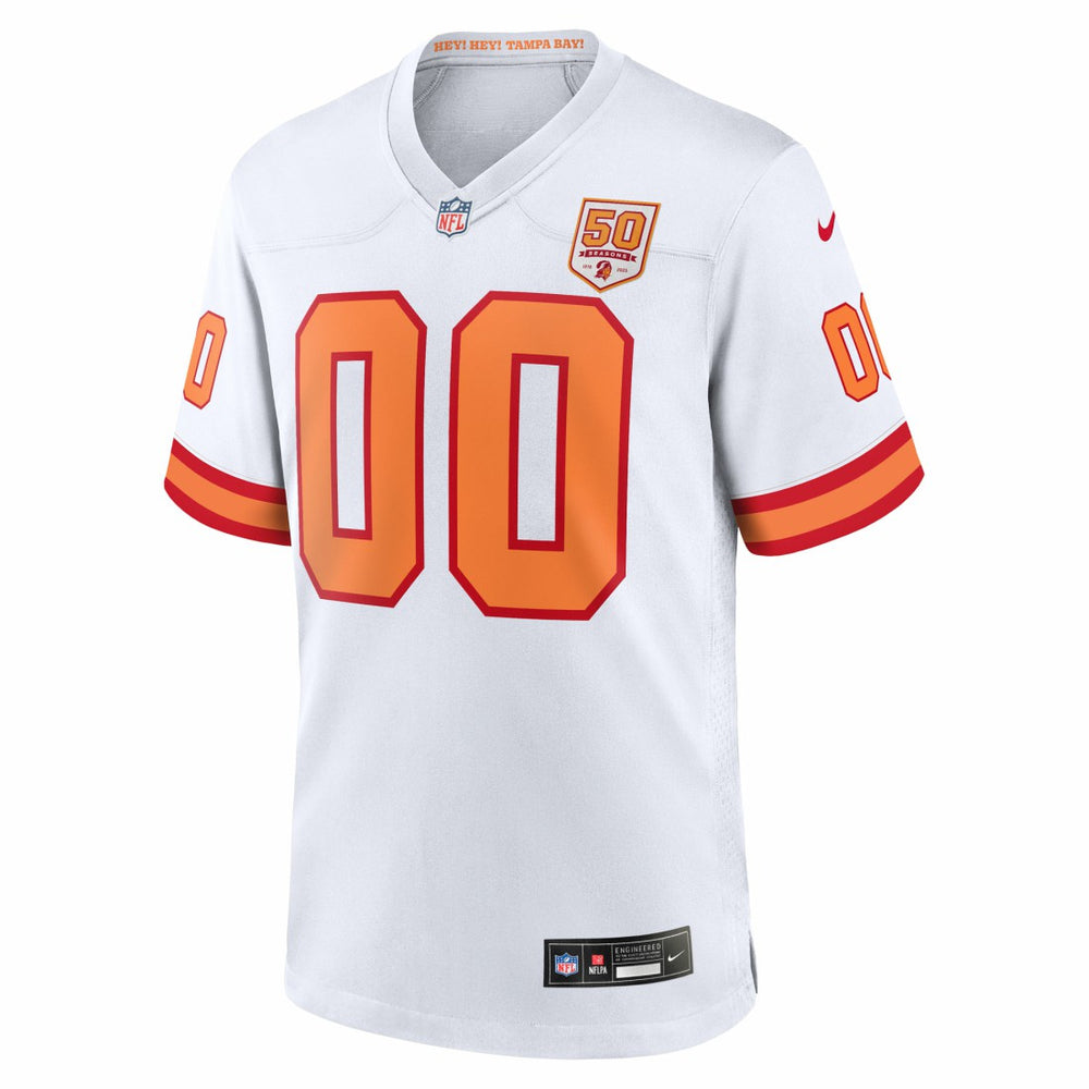 Nike 76 Tampa Bay Buccaneers 50th Season Custom Game Jersey White